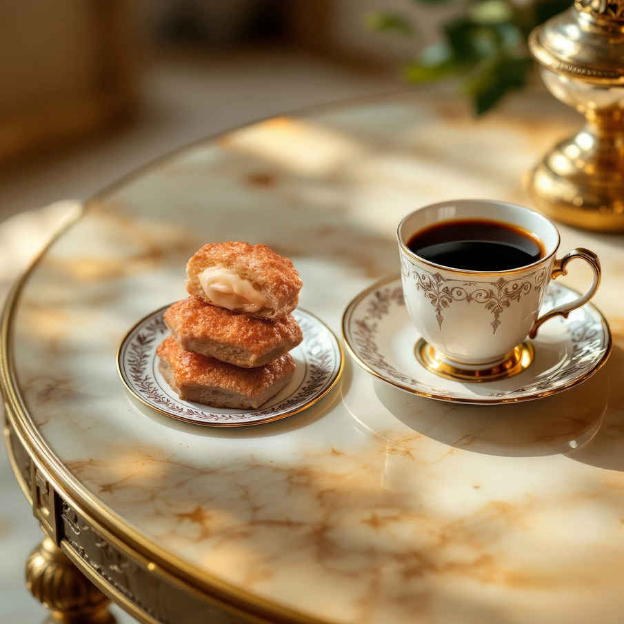 Rich creamy filling