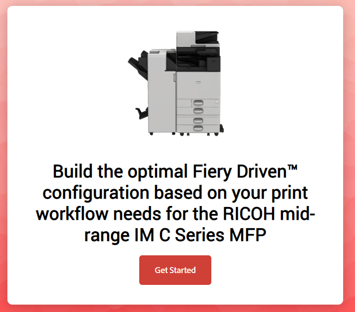 Build the optimal Fiery Driven configuration for Ricoh